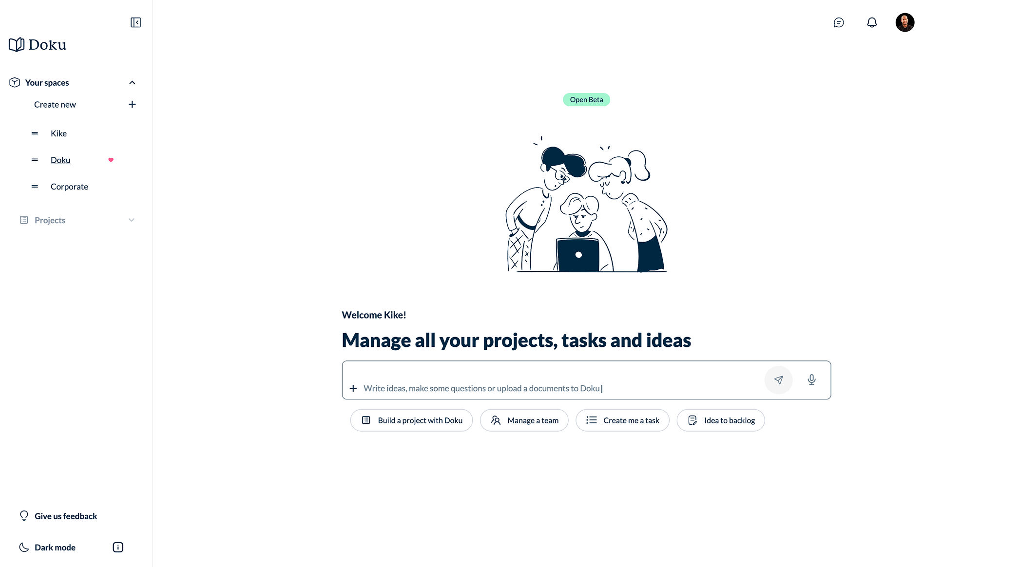 Doku dashboard